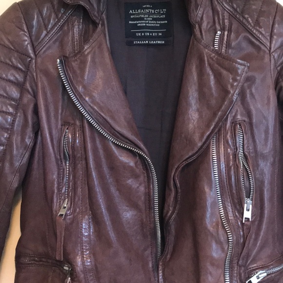 Rare ⚡️ ALL SAINTS MoTorcycle jacket. - Picture 2 of 6